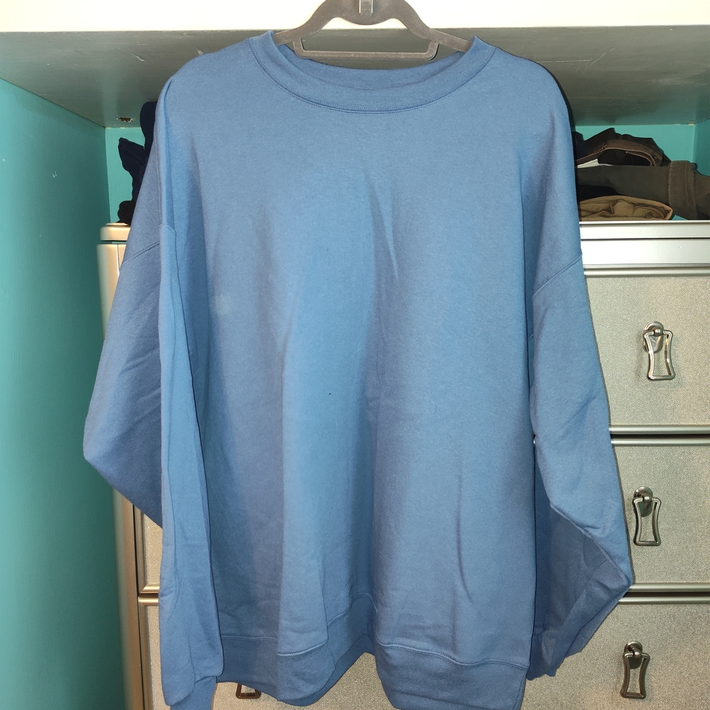 Hanes Men's Classic Blue Sweatshirt